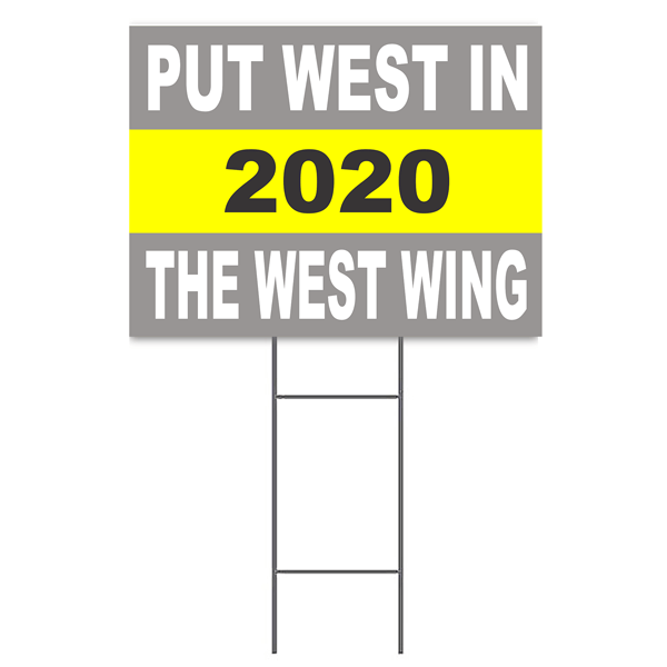 yeezy 2020 yard sign