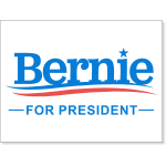 Click Here to Order Your Bernie Sanders Campaign Signs, Buttons, and More! Bernie Sanders Yard Sign