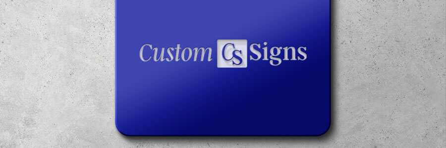 custom engraved plastic sign