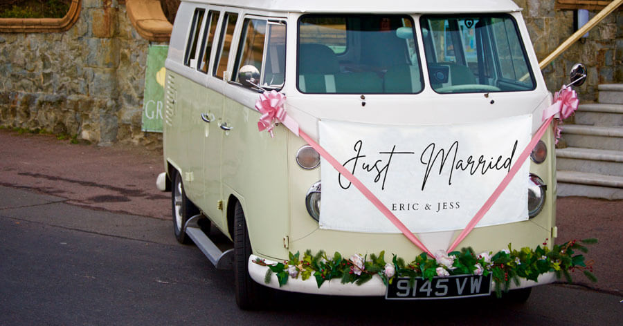 custom wedding banner
