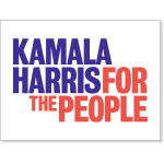 Click Here to Order Your Kamala Harris Campaign Signs, Buttons, and More! Kamala Harris Yard Sign