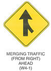 Merging Traffic Sign