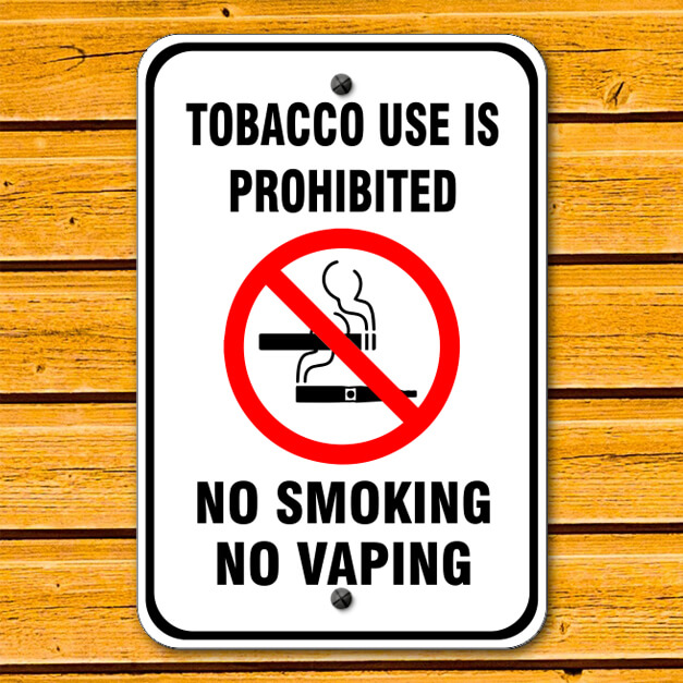 No Smoking and No Vaping Sign