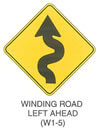 Winding Road Sign