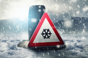 Snow Tire Weather Hazard