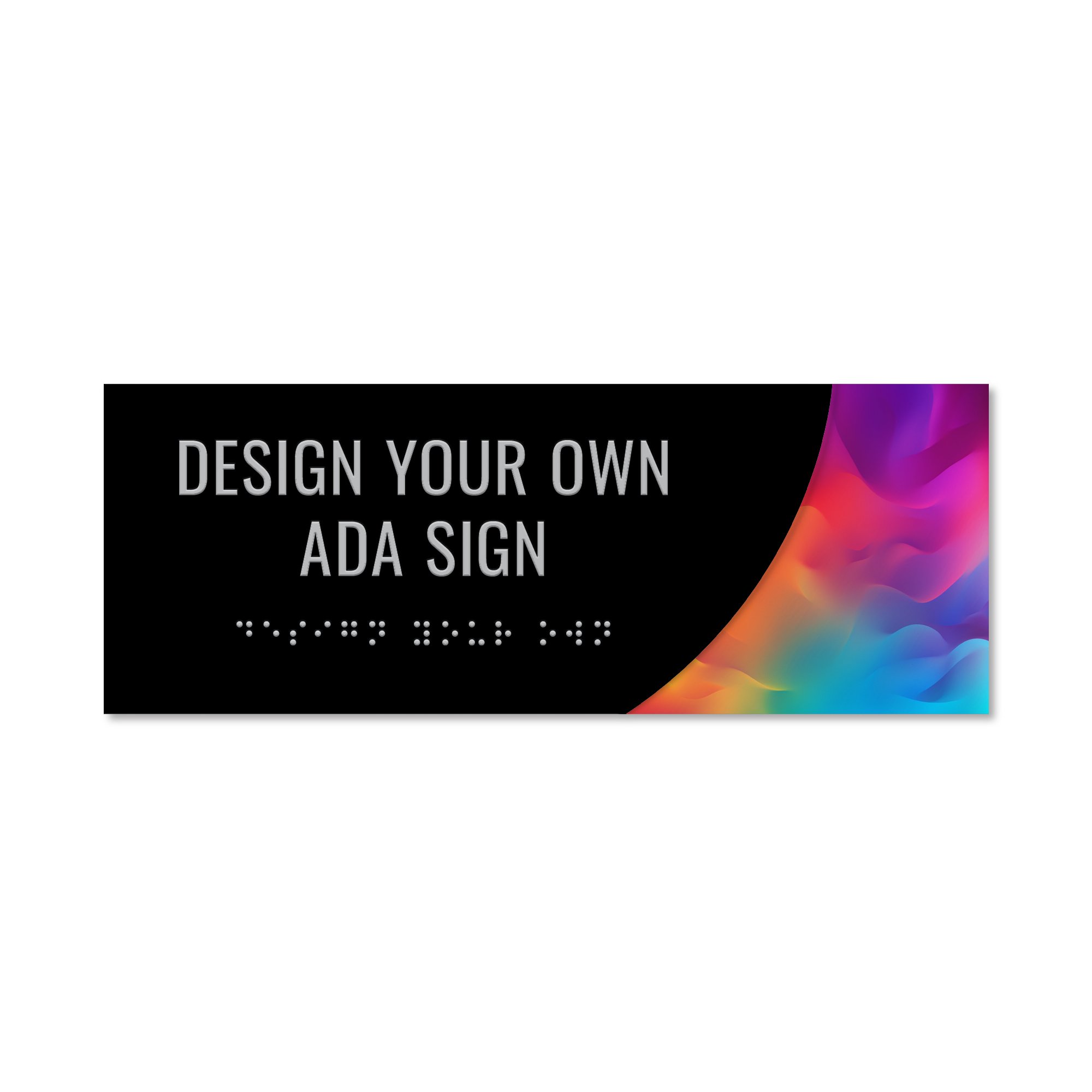 Layered Plastic Sign