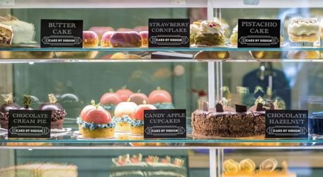 Engraved signs in a bakery